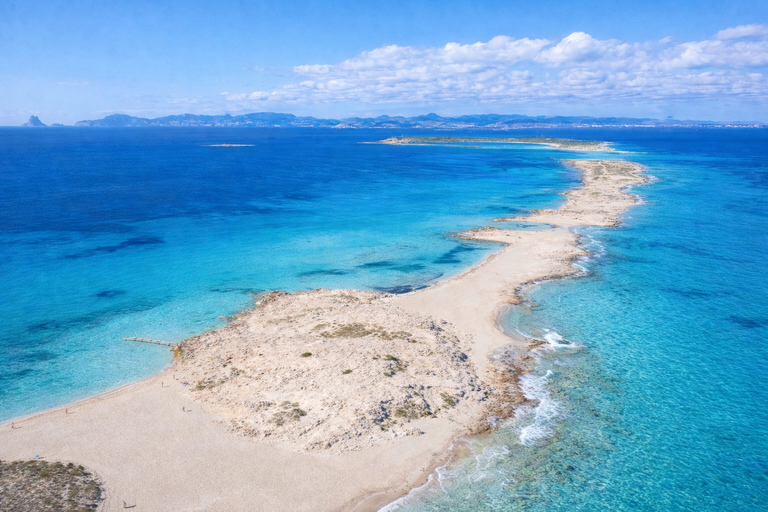 Ibiza: Formentera Boat with Open Bar, 3 meals & Sunset Party ADVANCE: Standard selection of food & open bar option