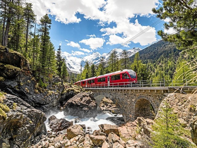 Visit From Milan Bernina and St. Moritz Day Tour by Scenic Train in Machu Picchu