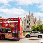 Milan: City Sightseeing Hop-On Hop-Off Bus with Audio Guide