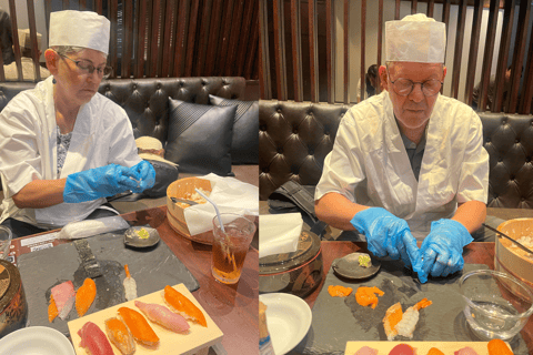 Tokio: Przyrządzanie sushi z profesjonalnym szefem kuchni