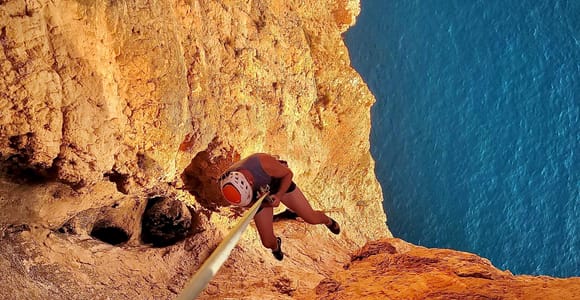 Alicante: Guided climbing "Parle" route
