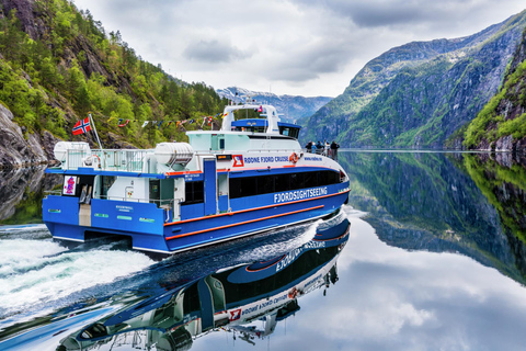 Dagsutflykt till Bergen: Fjordkryssning, stadsvandring och Floyen