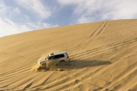 Safari compartido por el desierto, paseo en camello, sandboard y mar interior