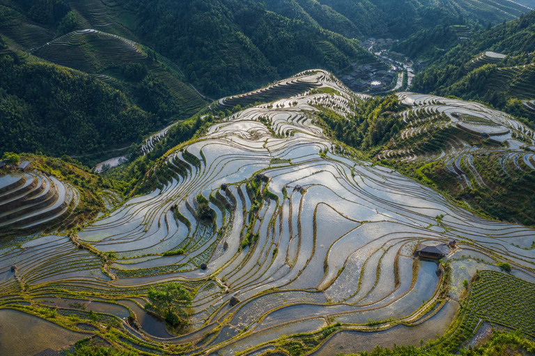 From Guilin: Longji Rice Terraces & Villages 2-Day Tour 2-Day Shared Tour, Max 16 Guests + Overnight Stay