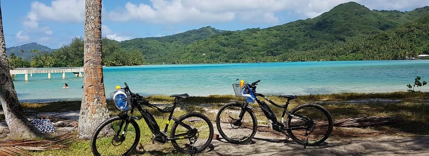 Huahine - Excursion Guidée VAE / E-BIKE