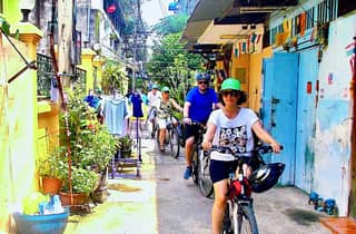 Bangkok-Radtour: Chinatown, Blumenmarkt und Schildkrötenfütterung