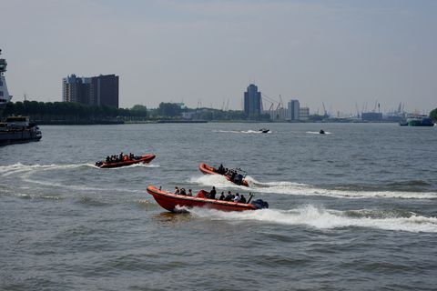 Rotterdam: Rejs wycieczkowy łodzią motorową RIB45-minutowy szybki rejs po mieście