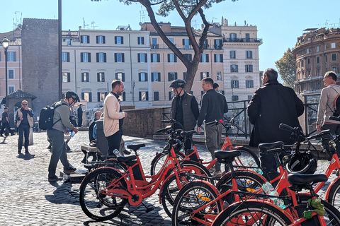 Roma: tour guiado en bici o bici eléctrica con guía localOpción de bicicleta