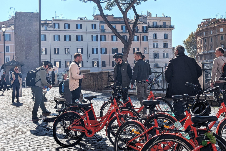Roma: tour guiado en bici o bici eléctrica con guía localOpción de bicicleta