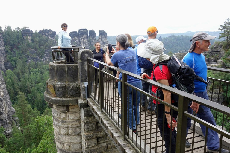 Scenic Bastei Bridge with Boat Tour & Lunch from Dresden Private Tailored Tour