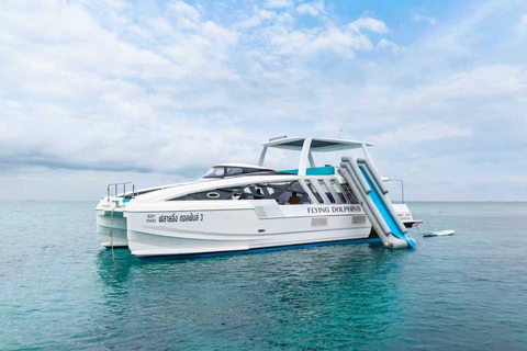 Phuket: Premium Speed Catamaran Tour to PhiPhi Maya Maiton Phuket: Premium Catamaran Tour to Phi Phi & Coral Island