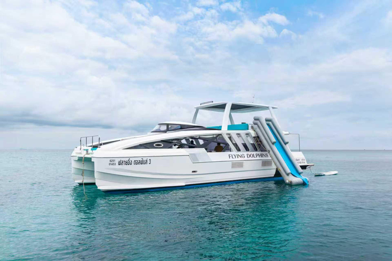 Phuket: Premium Speed Catamaran Tour to PhiPhi Maya Maiton Phuket: Premium Catamaran Tour to Phi Phi & Coral Island