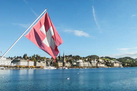 From Zurich: Lucerne & Mount Pilatus Day Tour Autumn: Lucerne & Mount Pilatus Day Tour + Lunch Voucher