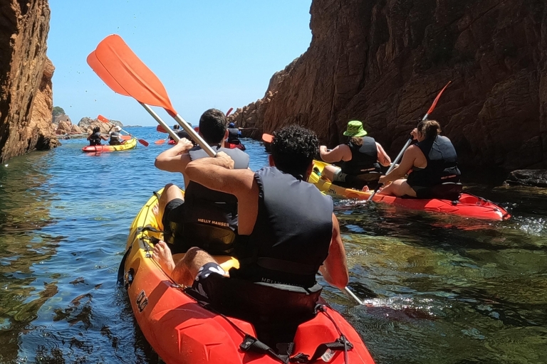Costa Brava: Kayak and Snorkeling Tour with Lunch and Beer