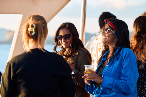 Ibiza: Formentera Boat and Bike Guide Tour +Sunset Party Gold Edition: Formentera Bike & Boat Adventure from Ibiza