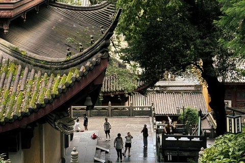 Hangzhou: Tour panoramico di Feilai Feng con antiche sculture in pietra