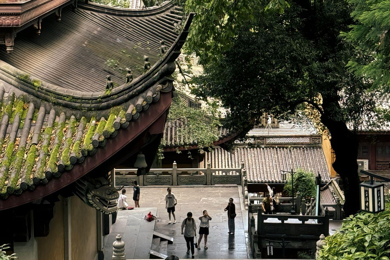 Hangzhou: Tour panoramico di Feilai Feng con antiche sculture in pietra