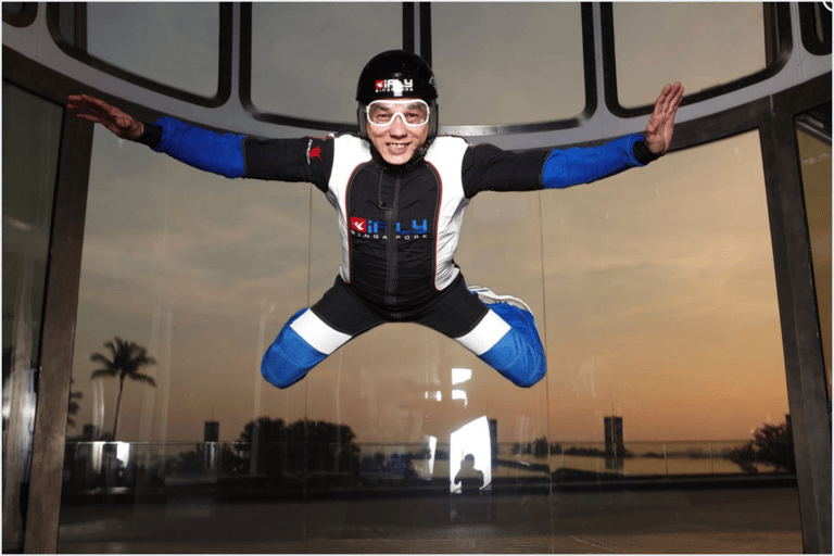 Singapore: I-Fly Indoor E-Ticket for 2 Skydives Normal Timing (Tourist Resident)