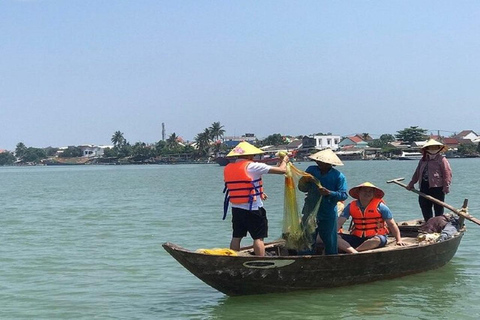 Hoi An Wet Rice Farming Tour-Basket Boat Tour Pesca-Almuerzo