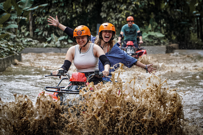 Bali: Ubud Gorilla ATV Ride Adventure and Beach Horse Riding Tandem Atv Ride & Horse Riding with Round Transfer