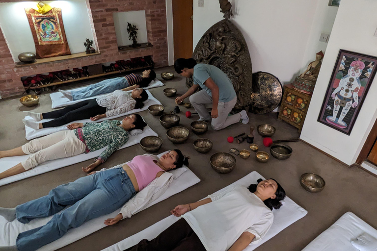 Kathmandu: Singing Bowl Sound Therapy Session Singing Bowl healing session 1 hours