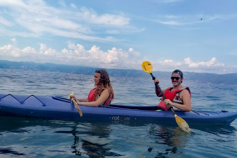 Kayaking Lake Ohrid with BBQ, from Ohrid.