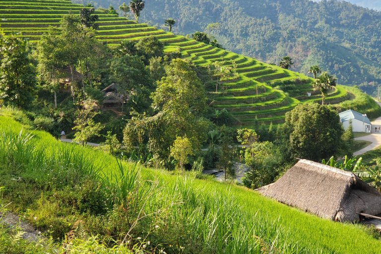 4 dagar Ha Giang-Hoang Su Phi Kingdom of terraced med ryttare