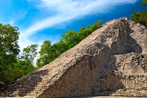 Depuis Riviera Maya : Excursion d&#039;une journée aux ruines de Tulum et à CobaTulum, Coba cenote et Playa del Carmen