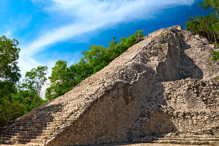 Depuis Riviera Maya : Excursion d&#039;une journée aux ruines de Tulum et à CobaTulum, Coba cenote et Playa del Carmen