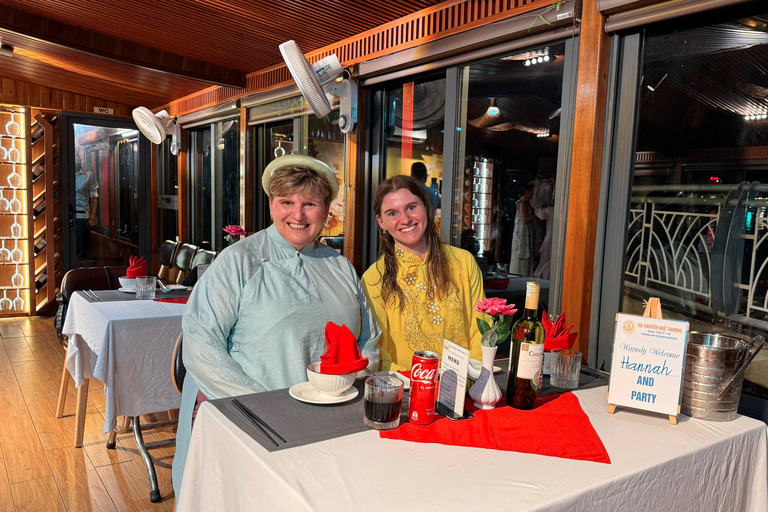 Hue: Night Cruise, 7 Course Dinner & Music on Perfume River Hue: Night Cruise, 7 Course Dinner & Music on Perfume River