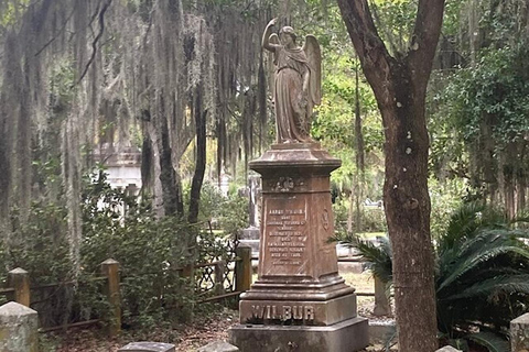 Savannah: Tour guidato in golf cart del cimitero di Bonaventura