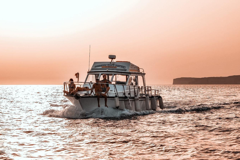 Malta: Blue Lagoon, Gozo and Crystal Lagoon Sea Cave Tour 5-Hour Cruise with Blue lagoon and 2.5 Hour stop in Gozo
