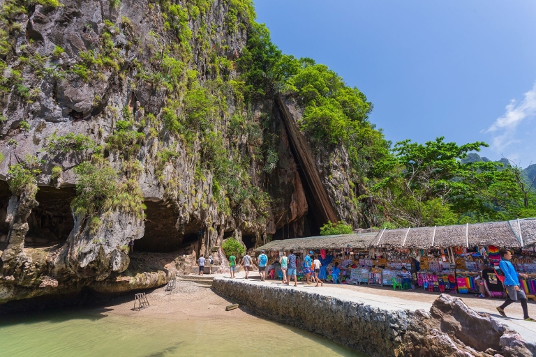 Van Phuket: Phang Nga Bay en kanotocht per grote bootKamala, Sirey Bay, Leam Hin, Yamu, Rawai, Nai Harn en meer.