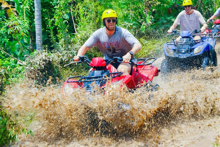 Ubud: ATV Quad Bike, Rafting, Tubing With Shuttle Hotel Rafting River Adventure & Single ATV meet In Meeting point