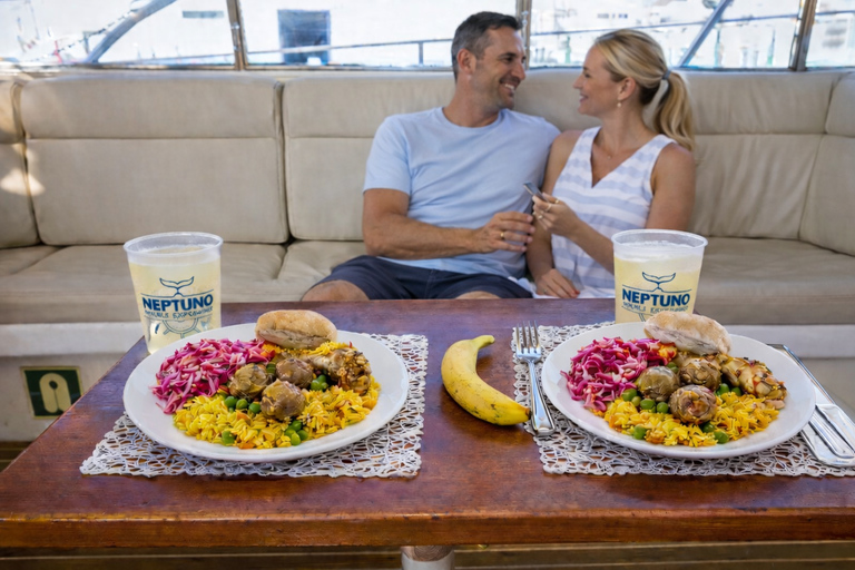 Tenerife: Private Yacht Charter for Whale and Dolphin Watching, with Lunch and Swim Tenerife: Private yacht rental for whale watching with food and a swim
