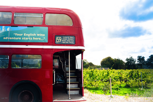 From London: Vintage Bus Wine Tour with Return Train Tickets