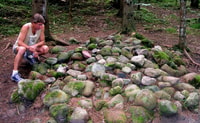 Pokaini stone agglomerates, Dobele castle, Nakotnes park - Housity