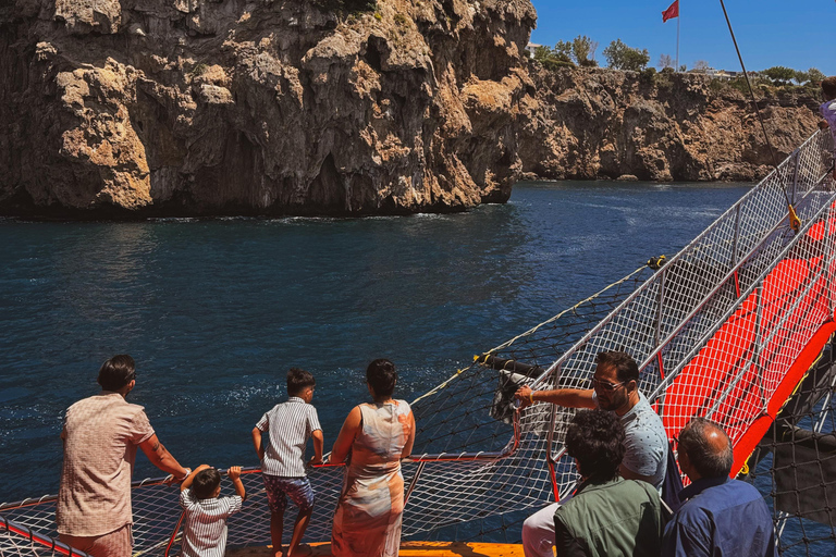 Antalya: Pirate Boat Trip, Swimming Stops & Duden Waterfall Pirate Boat Trip with Lunch and Soft Drinks (No Transfer)