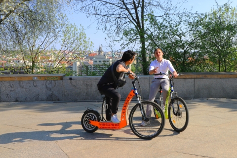 Prag: E-Bike/E-Scooter Aussichtspunkte-Tour60-minütige selbstgeführte Tour
