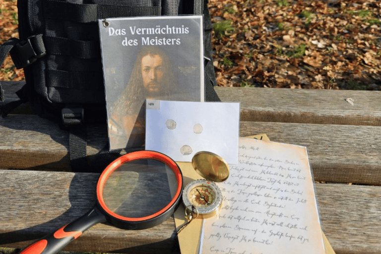 Outdoor Escape Tour with puzzle backpack "The Master's Legacy"