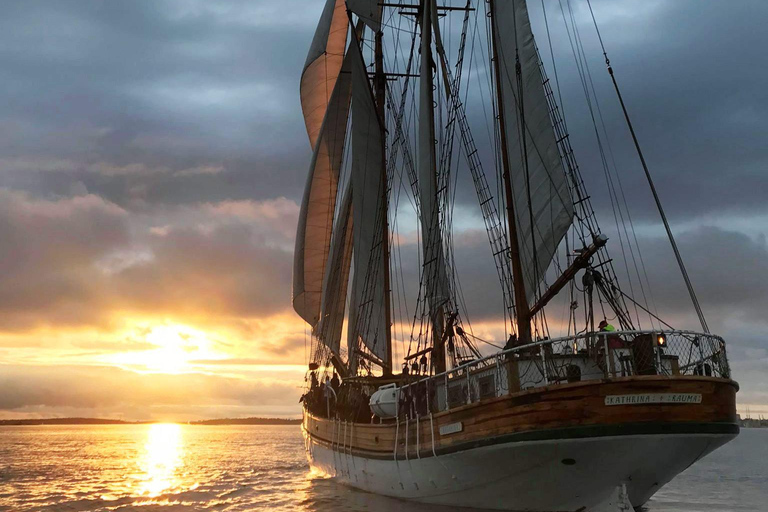 Helsinki Archipelago Sailing on a Traditional big Schooner