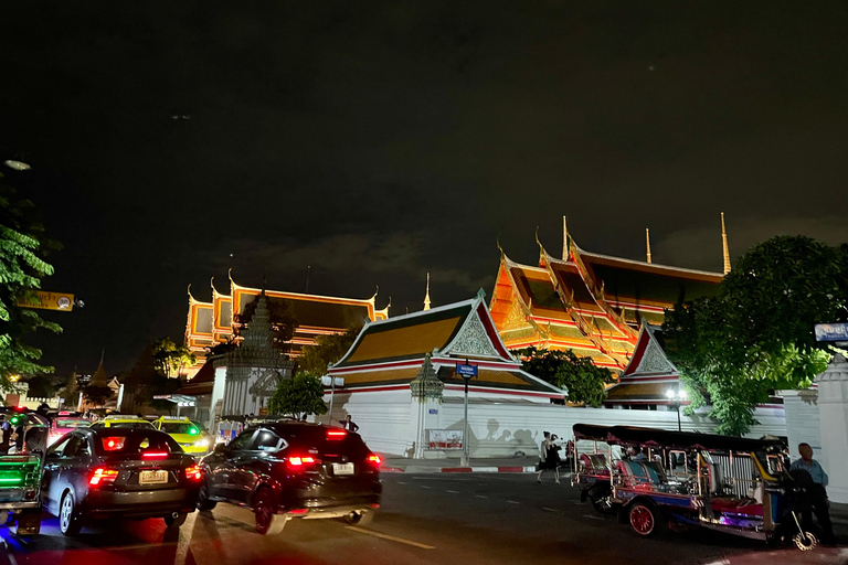 Bangkok: Highlight Tuk-Tuk, Canal Tour, Food Tour & Wat Arun