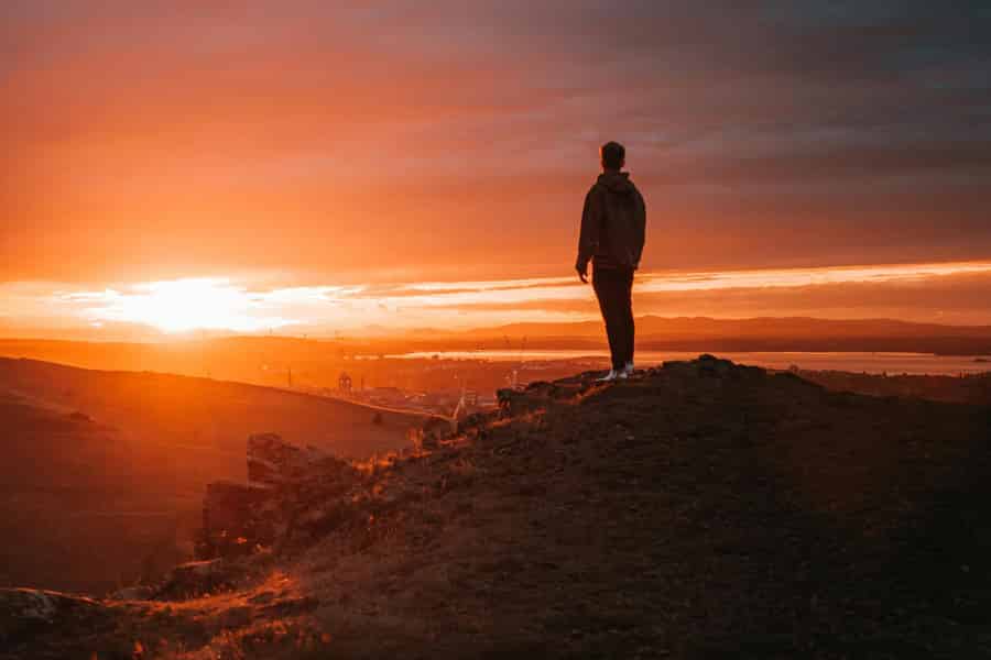 Edinburgh: Sonnenuntergangswanderung auf dem Arthur's Seat. Foto: GetYourGuide Edinburgh: Sonnenuntergangswanderung auf dem Arthur's Seat. Foto: GetYourGuide
