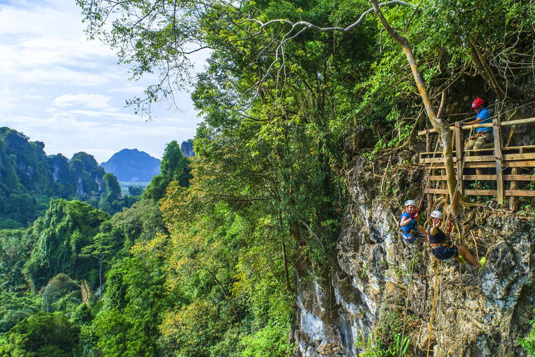 Krabi: Zipline, ATV &amp; Top Rope Climbing ExperienceFull Day Zipline