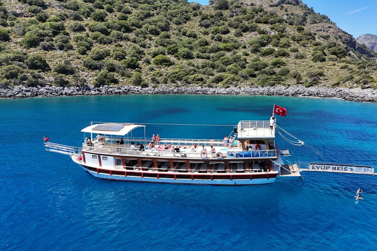 Fethiye: Butterfly Valley & Blue Bays Boat Cruise Fethiye Ölüdeniz Boat without Hotel Transfer