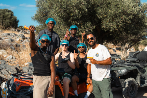 Au départ d&#039;Héraklion : Excursion en soirée en Crète sauvage en Quad Safari