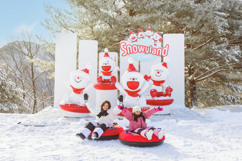 Vivaldi Park_ Snowyland Diversão na neve com o Seoul Shuttle[8h Hongik] Ingresso para o Snowyland