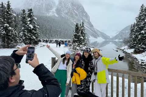 From Banff: Lake Louise, Johnston Canyon & Lake Minnewanka.