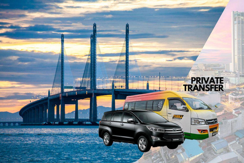 Privé transfer van/naar Penang GeorgetownPenang naar Perhentian eiland steiger