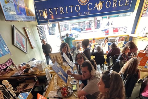 Los Angeles: Paint & Brunch Art Workshop with Live Music